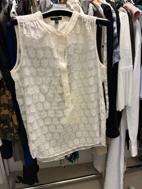 J. Crew Ivory Sleeveless Textured Camisole 👵MT